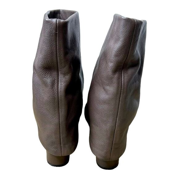 See by Chloe Melia Two Tone Leather Suede Foldover Heeled Boots Size 40 - Picture 6 of 15